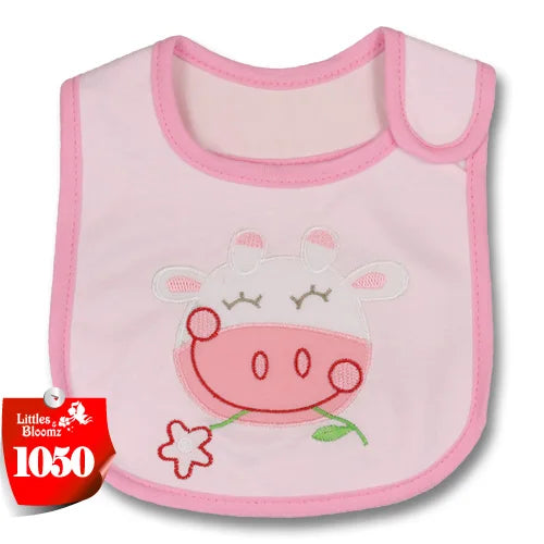 [Littles & Bloomz] Baberos de alimentación para bebé, niña y niño, delantal impermeable, toalla de dibujos animados, baberos para cena para niños pequeños, pañuelos, paños para eructar