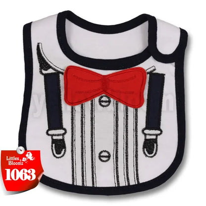 [Littles & Bloomz] Baberos de alimentación para bebé, niña y niño, delantal impermeable, toalla de dibujos animados, baberos para cena para niños pequeños, pañuelos, paños para eructar
