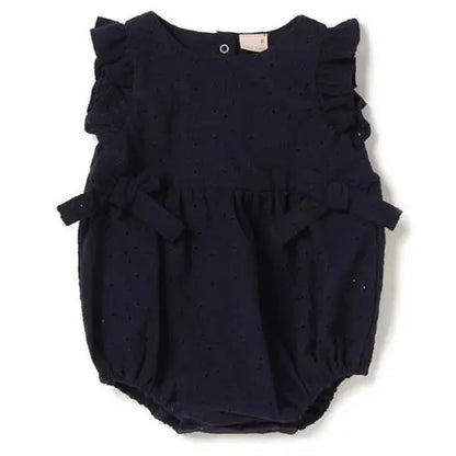 Top para recién nacidos, bebés y niñas, mono calado de una pieza, mono sin mangas de verano de 0 a 24M