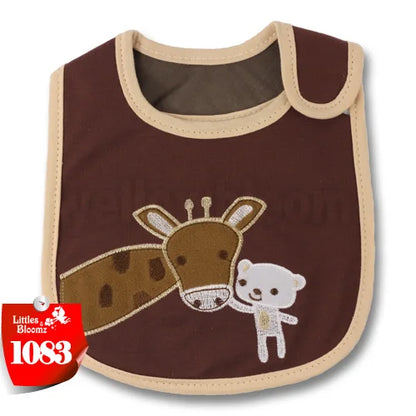 [Littles & Bloomz] Baberos de alimentación para bebé, niña y niño, delantal impermeable, toalla de dibujos animados, baberos para cena para niños pequeños, pañuelos, paños para eructar