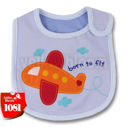 [Littles & Bloomz] Baberos de alimentación para bebé, niña y niño, delantal impermeable, toalla de dibujos animados, baberos para cena para niños pequeños, pañuelos, paños para eructar