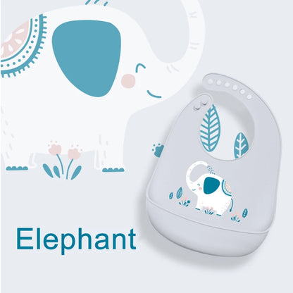 Babero de silicona para bebé, Baberos impermeables con goteo de Saliva y plátano, delantales comestibles suaves para alimentación de recién nacido, bufanda ajustable para eructar para bebé
