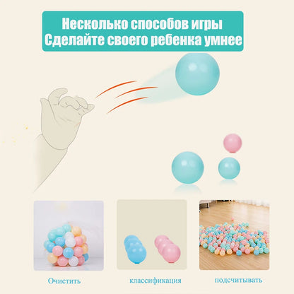 20 unids/lote de bolas de PE seguras de 5,5 cm para piscina seca, juguetes ecológicos para bebés, parque infantil, tienda, juguetes para niños, bolas suaves de océano