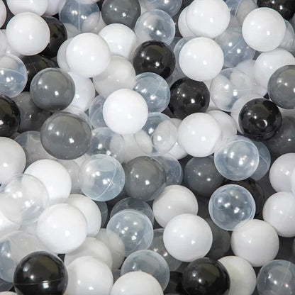50 Uds. Bolas de plástico de colores para bebé, piscina de agua, pelota de ola oceánica, piscina para niños con aro de baloncesto, casa de juegos, tiendas de campaña al aire libre, accesorios de juguete