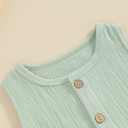 Pudcoco-ropa de verano para bebé y niño, pelele acanalado de manga corta, monos sólidos, traje para niña pequeña, Mono para niña recién nacida de 0 a 18M