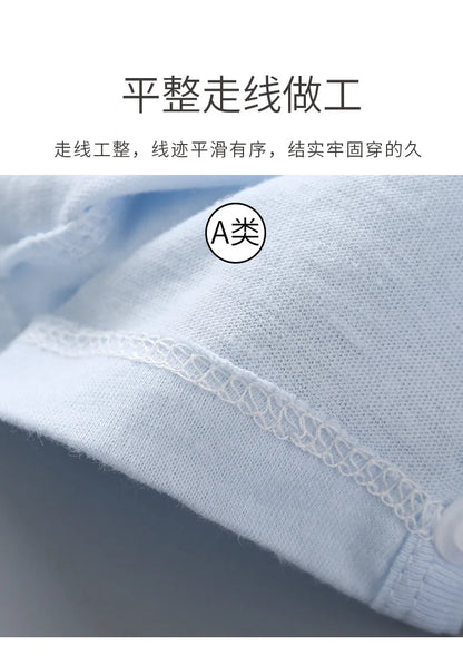 Ropa de una pieza de dibujos animados de verano para bebé, pelele de manga corta, ropa de escalada, monos para recién nacidos, mono para niño niña y niño