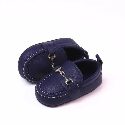 Zapatos mocasines informales sin cordones para bebés, zapatos planos antideslizantes ligeros y cómodos para caminar en interiores y exteriores, primavera