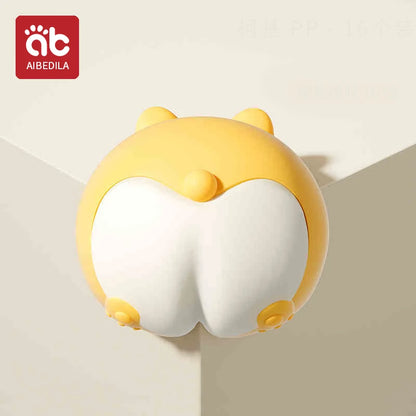 AIBEDILA niños silicona anticolisión ángulo dibujos animados lindo protección de seguridad esquina mesa pasta juegos de protección de seguridad para bebés