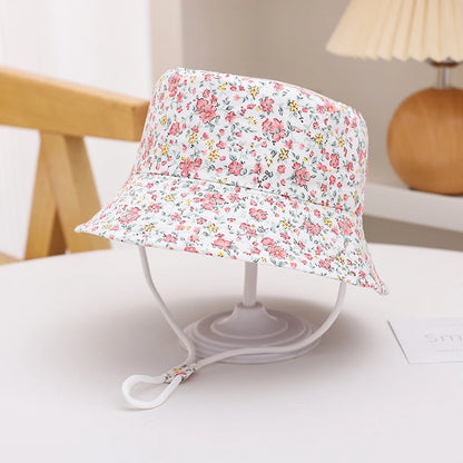 Sombrero de Sol de Panamá para bebé, gorra de pescador de dibujos animados para niño y niña, sombrero de cubo para bebé al aire libre, novedad de verano y otoño