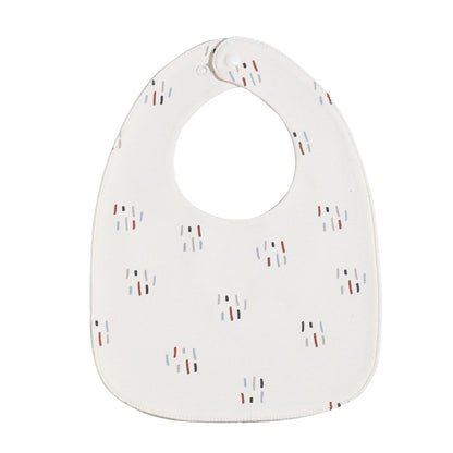 Baberos INSULAR de 3 capas para bebé, paños para eructar, Baberos de algodón suave, babero ajustable en forma de U, Baberos de alimentación para recién nacidos, bolsa de arroz para Saliva