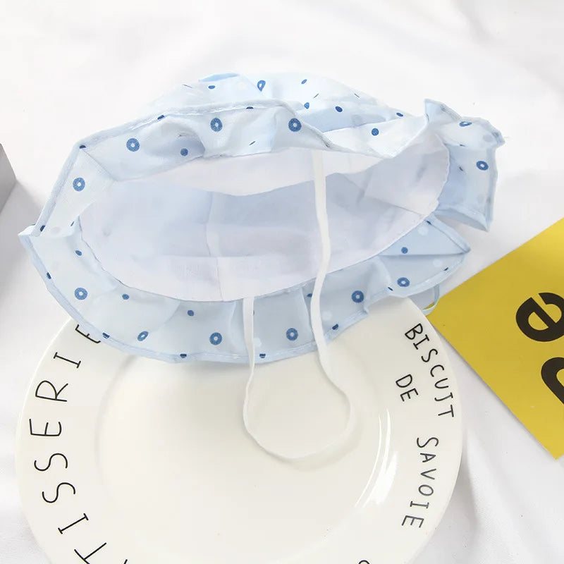 Gorra de pescador con estampado para bebé, gorro de algodón fino con protección solar, ideal para exteriores, de 0 a 1 año