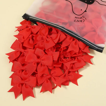 5/10/20 piezas Mini lazos sólidos bandas elásticas para el cabello niños niñas pequeña banda de goma cuerda para el cabello Cola de Caballo titular accesorios para el cabello