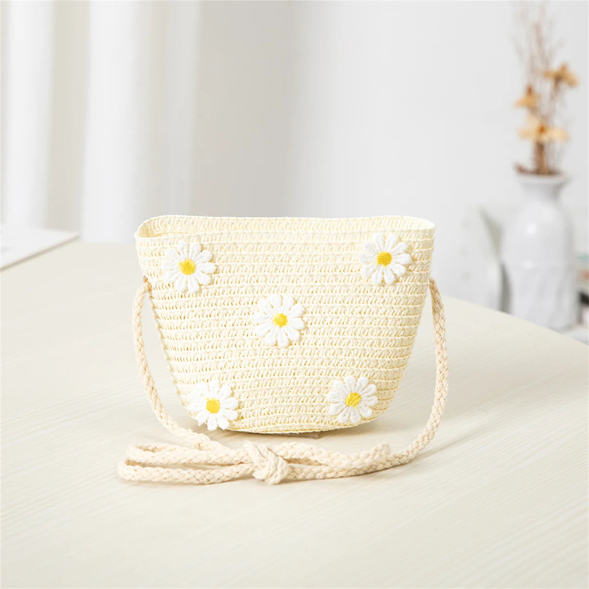 Sombrero de Sol para niños y niñas, conjunto de gorro con bolsa de paja, protección solar de viaje para bebé, sombreros de playa, sombrero de pescador para el sol, novedad de verano