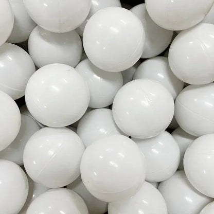 50 Uds. Bolas de plástico de colores para bebé, piscina de agua, pelota de ola oceánica, piscina para niños con aro de baloncesto, casa de juegos, tiendas de campaña al aire libre, accesorios de juguete