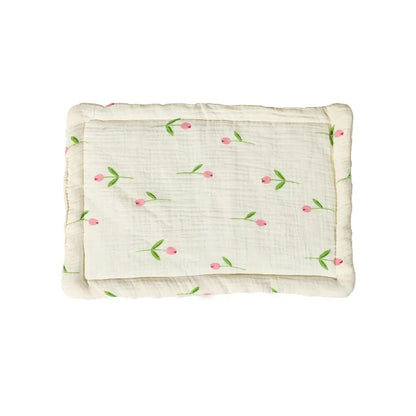 Almohadillas para recién nacido, almohada Universal de algodón transpirable, absorción del sudor, 0 a 6 meses