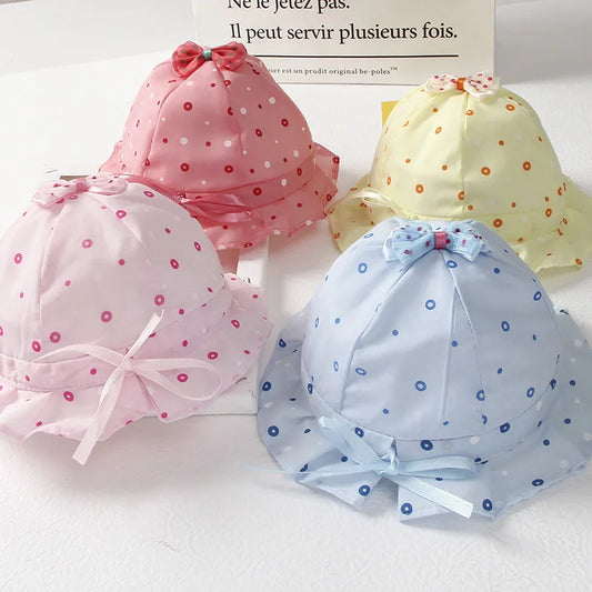 Gorra de pescador con estampado para bebé, gorro de algodón fino con protección solar, ideal para exteriores, de 0 a 1 año