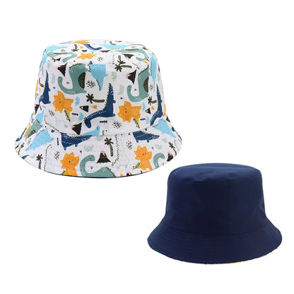 Sombrero de pescador de doble cara para bebé, bonito unicornio con letras bordadas, gorra de pescador para niños y niñas, sombrero para el sol para niño al aire libre para primavera y verano