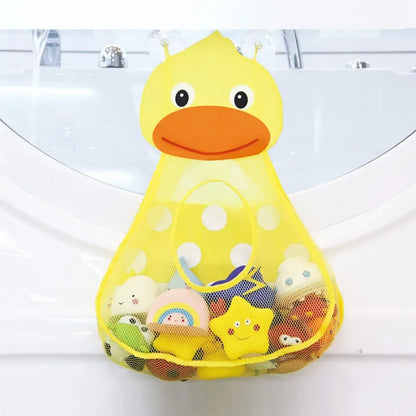 Organizador de juguetes de baño para bebé, Animal de dinosaurio, almacenamiento ordenado para niños, succión, baño, bañera, muñeca, bolsa colgante, cesta, bolsa de malla, juguetes acuáticos