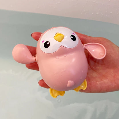 Juguete de baño para bebé, bonito pato, pingüino, huevo, rociador de agua, rociador de baño, ducha rociadora, juguetes de agua para nadar, regalo para niños