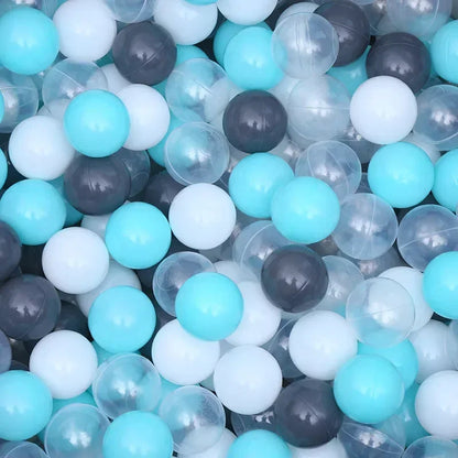 50 Uds. Bolas de plástico de colores para bebé, piscina de agua, pelota de ola oceánica, piscina para niños con aro de baloncesto, casa de juegos, tiendas de campaña al aire libre, accesorios de juguete
