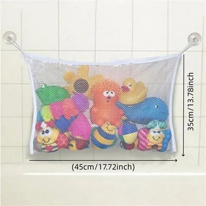 Juguete para Baby Shower, bolsa de almacenamiento de juguetes con forma de rana y pato, ventosa fuerte, bolsa de juego para Baby Shower, organizador de baño, juguete de agua