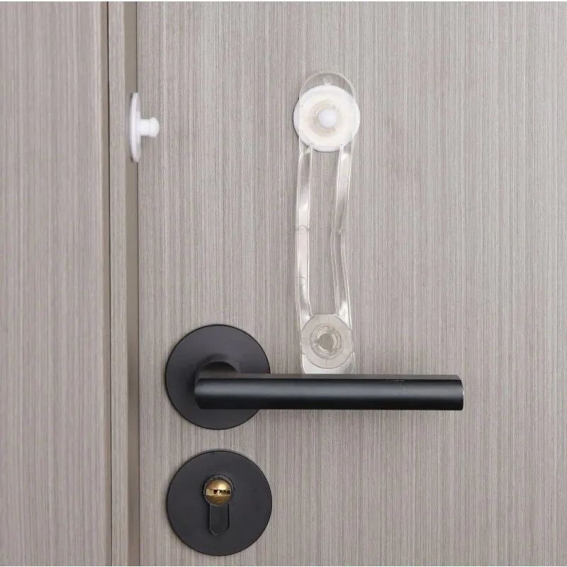 5 uds nuevos niños multifuncional seguridad transparente Anti-apertura cinturón suave cerradura de seguridad cerradura de cajón de bebé cerradura de refrigerador