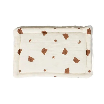Almohadillas para recién nacido, almohada Universal de algodón transpirable, absorción del sudor, 0 a 6 meses