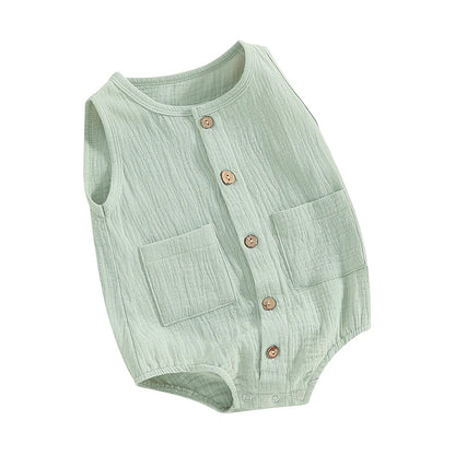 Pudcoco-ropa de verano para bebé y niño, pelele acanalado de manga corta, monos sólidos, traje para niña pequeña, Mono para niña recién nacida de 0 a 18M