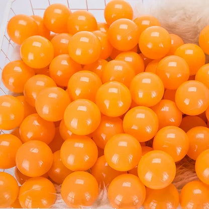 50 Uds. Bolas de plástico de colores para bebé, piscina de agua, pelota de ola oceánica, piscina para niños con aro de baloncesto, casa de juegos, tiendas de campaña al aire libre, accesorios de juguete