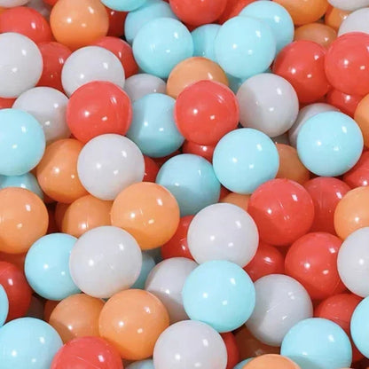 50 Uds. Bolas de plástico de colores para bebé, piscina de agua, pelota de ola oceánica, piscina para niños con aro de baloncesto, casa de juegos, tiendas de campaña al aire libre, accesorios de juguete