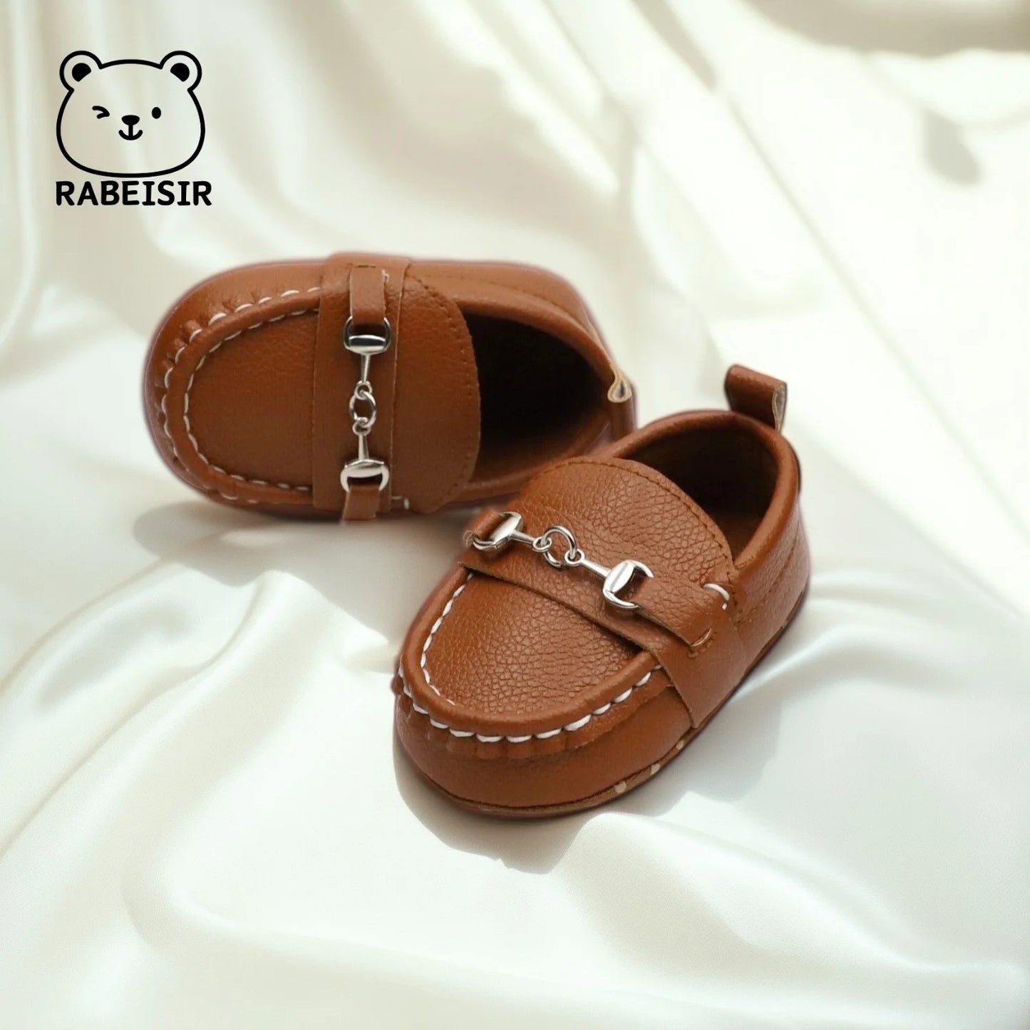 Zapatos mocasines informales sin cordones para bebés, zapatos planos antideslizantes ligeros y cómodos para caminar en interiores y exteriores, primavera