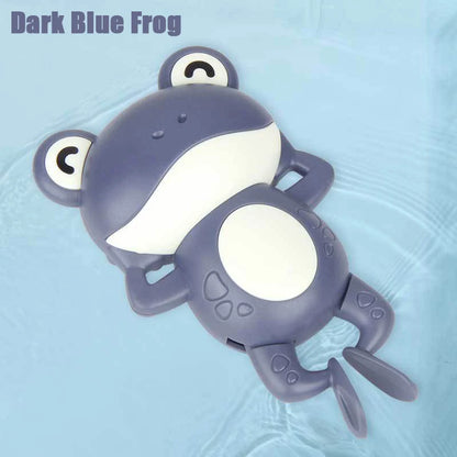 Juguetes de baño para bebé, bonito baño, tortuga, ballena, piscina, playa, cadena clásica, mecanismo de relojería, juguete de agua para niños, juguetes para jugar en el agua