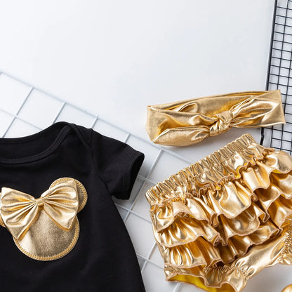Conjunto de 4 piezas de verano sin género para bebé de 0 a 1 año, trajes transpirables para niñas recién nacidas, conjunto de moda para niños