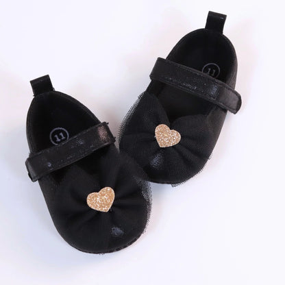 Zapatos de paso para bebé, primer par de zapatos para niños pequeños, zapatos de bebé, zapatos de moda antideslizantes transpirables para niñas, estilo de encaje de princesa