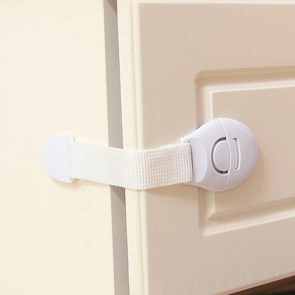 10 Uds. Cerradura de seguridad para gabinete para niños, Protector de seguridad a prueba de bebés, cerradura para puerta de cajón, protección de plástico, cerradura de puerta de seguridad para niños