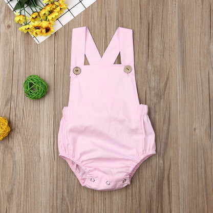 Ropa de verano para bebé de 0 a 3 años, Body de algodón para recién nacido, niño y niña, mono informal liso a rayas, trajes, traje de sol 2021
