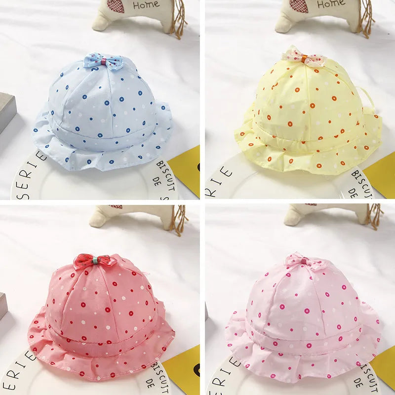 Gorra de pescador con estampado para bebé, gorro de algodón fino con protección solar, ideal para exteriores, de 0 a 1 año