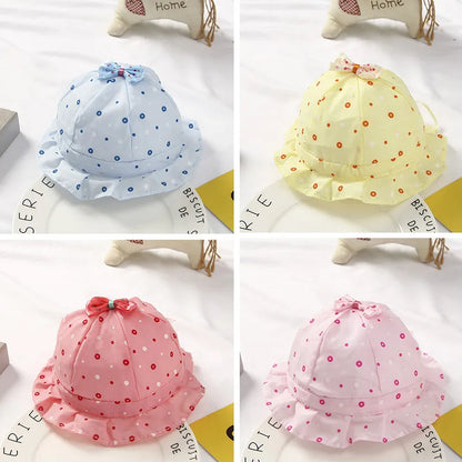 Gorra de pescador con estampado para bebé, gorro de algodón fino con protección solar, ideal para exteriores, de 0 a 1 año