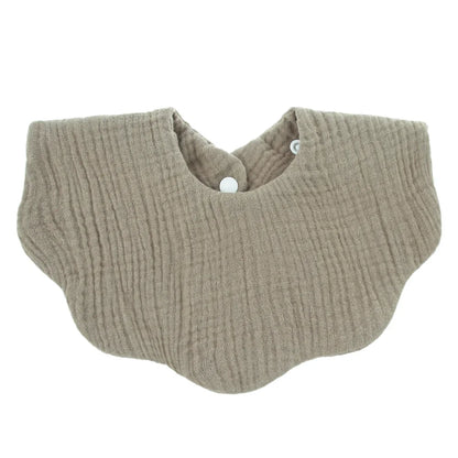 Baberos suaves de algodón para bebé, babero infantil de Color sólido, paños para eructar para recién nacidos, bufanda Bandana para niños y niñas, toalla para alimentar Saliva, 1 Uds.