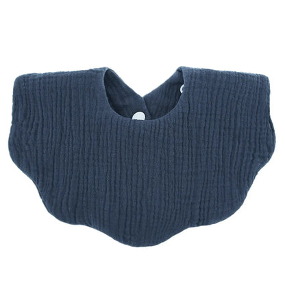 Baberos suaves de algodón para bebé, babero infantil de Color sólido, paños para eructar para recién nacidos, bufanda Bandana para niños y niñas, toalla para alimentar Saliva, 1 Uds.