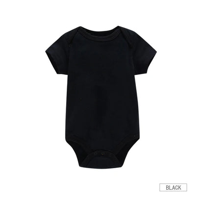 Ropa de bebé, Body para niño/niña, ropa de verano, pelele de Color sólido, mono de algodón suave para recién nacidos, novedad de 2024