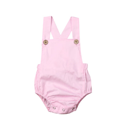 Ropa de verano para bebé de 0 a 3 años, Body de algodón para recién nacido, niño y niña, mono informal liso a rayas, trajes, traje de sol 2021