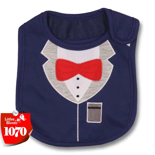 [Littles & Bloomz] Baberos de alimentación para bebé, niña y niño, delantal impermeable, toalla de dibujos animados, baberos para cena para niños pequeños, pañuelos, paños para eructar