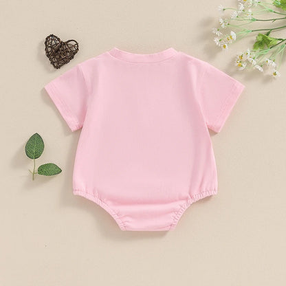 Ropa a juego para madre e hija, camiseta de manga corta con bordado de letras y cuello redondo para verano