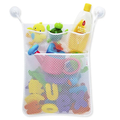 Juguete para Baby Shower, bolsa de almacenamiento de juguetes con forma de rana y pato, ventosa fuerte, bolsa de juego para Baby Shower, organizador de baño, juguete de agua