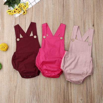 Ropa de verano para bebé de 0 a 3 años, Body de algodón para recién nacido, niño y niña, mono informal liso a rayas, trajes, traje de sol 2021