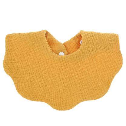 Baberos suaves de algodón para bebé, babero infantil de Color sólido, paños para eructar para recién nacidos, bufanda Bandana para niños y niñas, toalla para alimentar Saliva, 1 Uds.