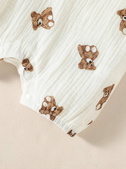 Camiseta de manga corta de verano para bebés, traje de Animal con tirantes para la moda diaria, 2 uds.