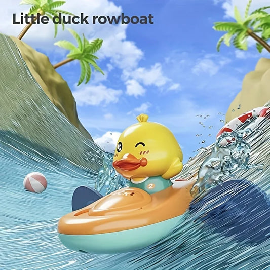 1 Pc pequeño pato amarillo Kayak juguete piscina baño juguete 1 Pc pequeño pato amarillo Kayak juguete piscina baño juguete