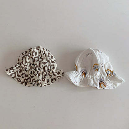 Sombrero de bebé de estilo coreano, sombrero de cubo para bebé recién nacido de verano, sombreros para el sol para niños, gorra de Panamá para niños, gorra de playa para viajes al aire libre, 1 unidad